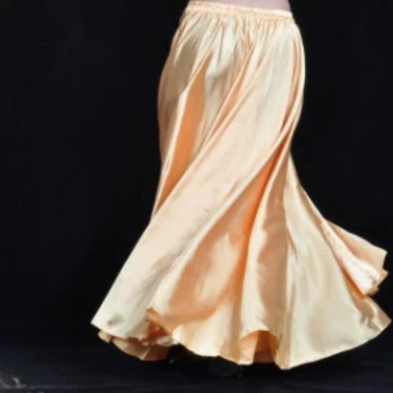 Юбка для танцевальной практики Юбка для танцевальной практики Костюм для выступления Юбка до середины тела Взрослая юбка с большим подолом Женская