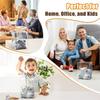 Открывающаяся прозрачная акриловая копилка с замком и ключом, многоразовая коробка для накопления денег для взрослых и детей на день рождения