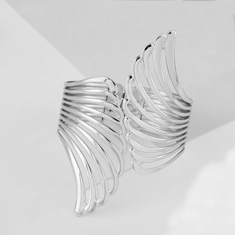 Зажим для штор Ремень Бесплатная штамповка Металл Легкая поверхность Крылья Узор Пряжка Золото