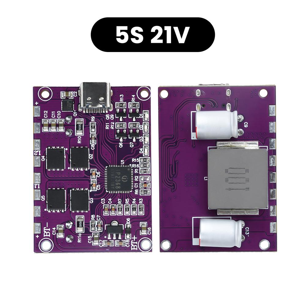 IP2368 Двунаправленный модуль быстрой зарядки высокой мощности PD100W Повышающе-понижающий модуль быстрой зарядки Плата схемы для DIY Power Bank
