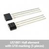 1PCS Hall Effect Sensor TO‑91 Package 11F 11E 19E 1111 U18 OH117 Magnetic Switch Hall Element For Motor Speed Detection