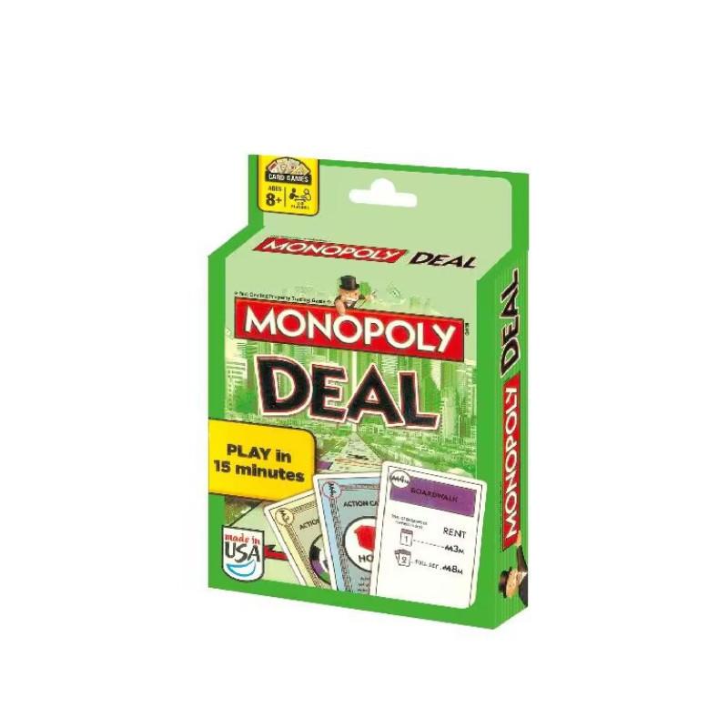 Monopoly Deal Card Game With Classic Monopoly Theme And Fast-paced Action