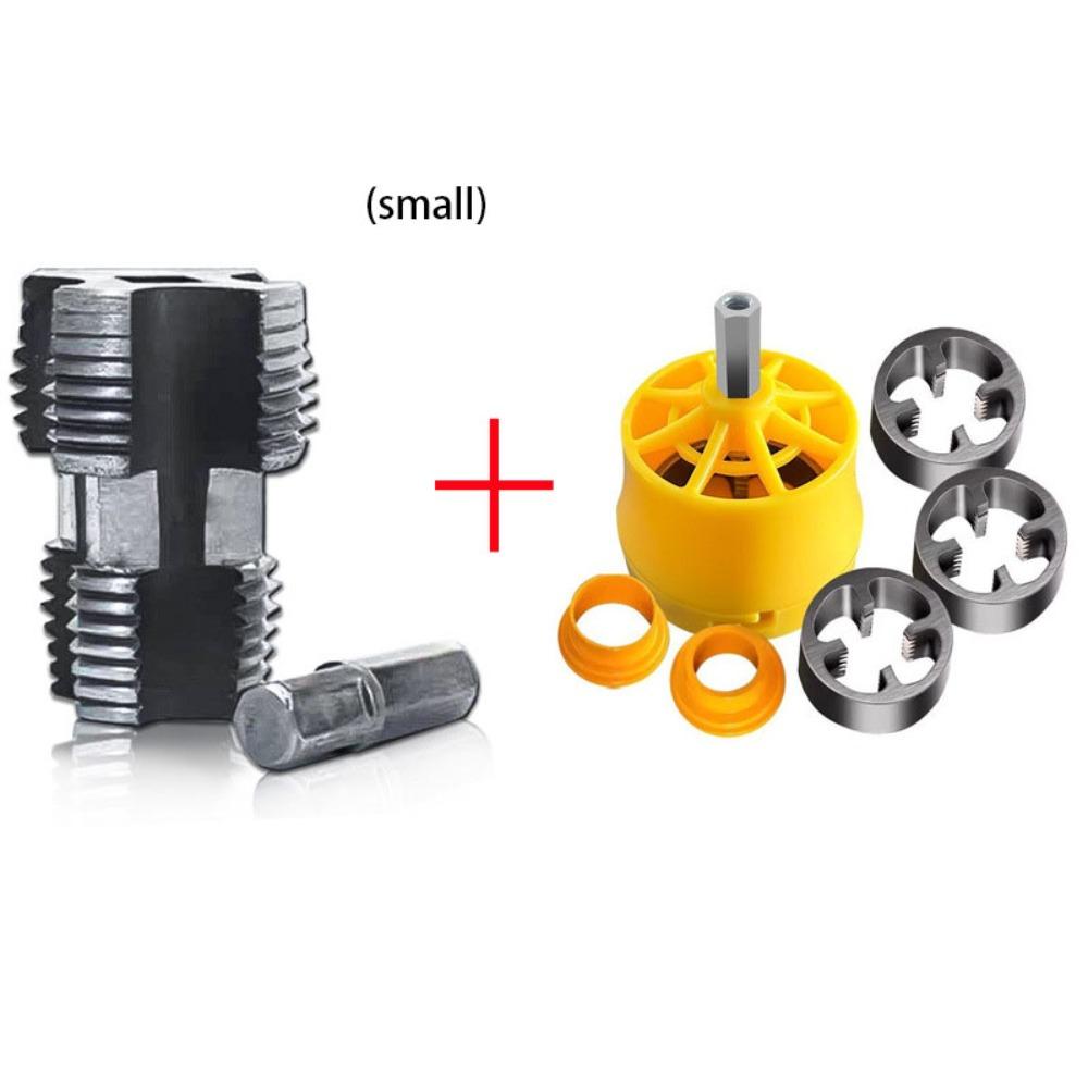 Plumbing Internal Thread Opener Punching Electric Hole Opener Drill Bit Die Kit  Hand Tool