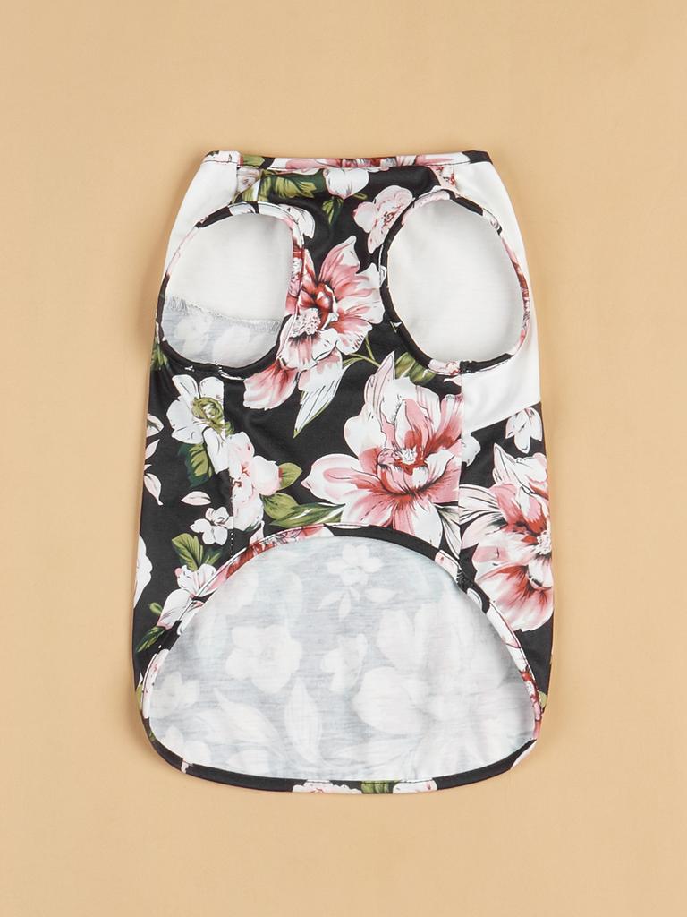 Dog Shirts Colorful Floral Patterns Printed Vest for Small Dogs Costume Dog Pajamas Puppy Gift Pet Clothes