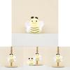 Lovely Mini Plush Bee Keychain Doll Cartoon Backpack Pendant Made Of Soft Pp Cotton Filling
