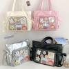 Large Capacity Japanese Ballet Ribbon Ita Bag - Anime Soft Girl Versatile Tote and Shoulder Handbag