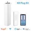Work With Tuya Wifi/Zigbee Electric Curtain Shutter Motor with RF Remote 22.5CM Size APP Control Alexa Google Home SmartThings