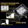 1pc White Light 4 Inch 36W Combo LED Work Light Bars Combo Beam For Driving Offroad Boat Car Tractor Truck SUV ATV 12V 24V