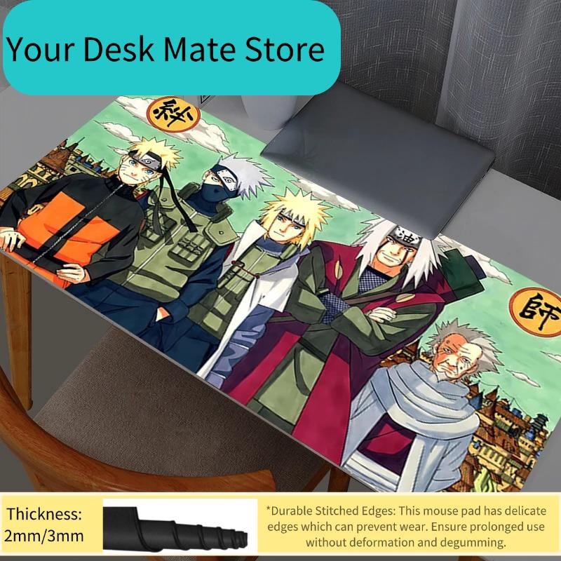 Mouse Pad Naruto Anime Gamer Gaming Accessories Varmilo Mouse Pads Keyboard PC Computer Desk Mat XXL Carpet Mousepad