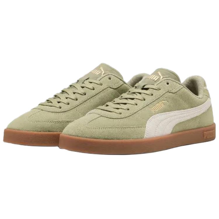 Puma Клуб II Эра Замша Унисекс Зеленый Бело-зеленый 400717-24
