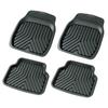 3D Prime Car Set of 4 Front 2 Rear for Cars Mats, (2 Seats, Seats), Black, 6279-82BK, Light/Standard