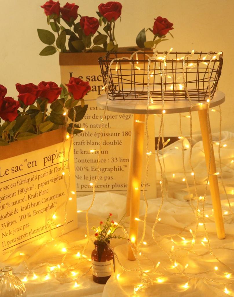 Светодиодная гирлянда с шариками-свечками, праздничная гирлянда с USB-разъемом для внутреннего рождественского свадебного украшения для сада