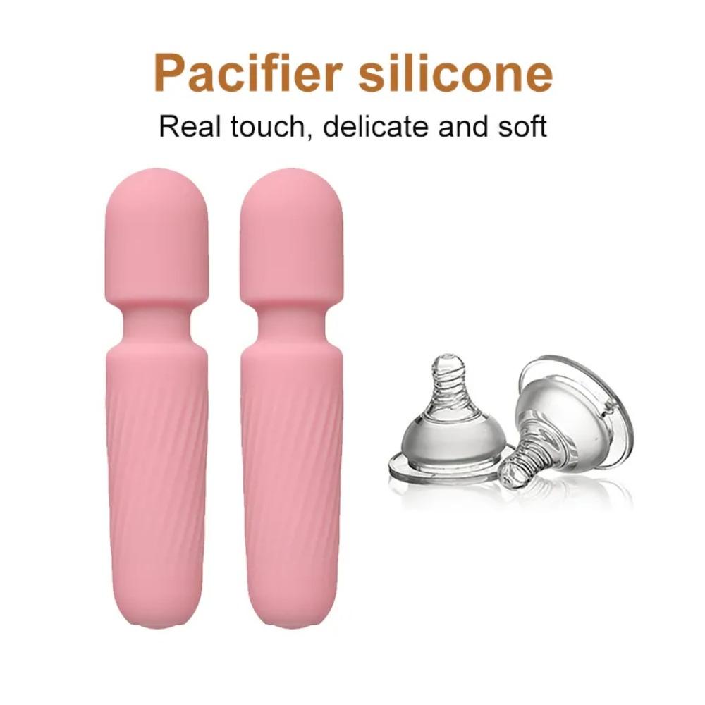 Мини AV вибратор для женщин Вибратор для точки G Стимулятор клитора Массажер для сосков Взрослая секс-игрушка Волшебная палочка Дилдо Женский мастурбатор