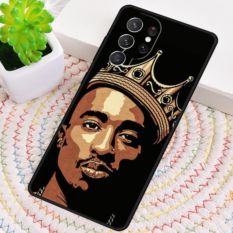 2pac tupac Корона 2 pac Чехол для телефона для Samsung Galaxy note 10 pro S26 Ultra S23 S24 FE S25 S21 S22 PLUS ударопрочный Чехол