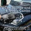 Полотенца для мытья автомобиля Коралловый флис Впитывающие Для ухода за экстерьером автомобиля Микрофибровые салфетки Для ухода и обслуживания Автомобиль Грузовик RV Внедорожник Седан