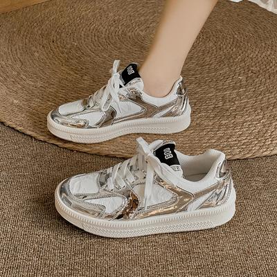 Новая мода универсальные цветные женские туфли повседневные туфли на плоском каблуке удобные весенние и осенние женские туфли на шнуровке