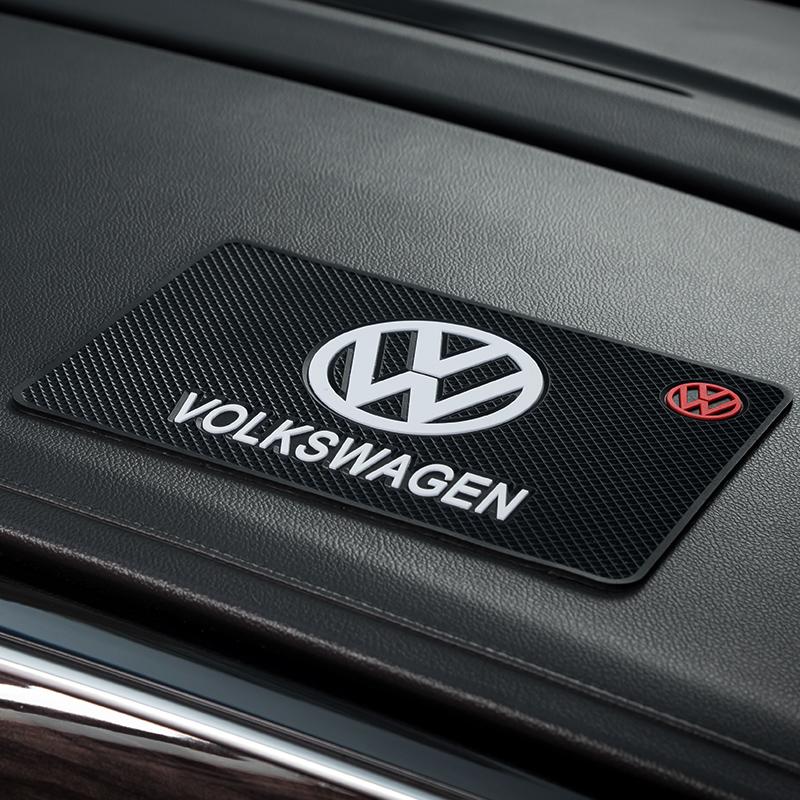 1Pcs Car Anti-Slip Mat Dashboard Sticky Pad Non-slip Mat For VW GTI Polo Golf Passat Tiguan Arteon Touareg Taigo Caddy Jetta Bee zf0