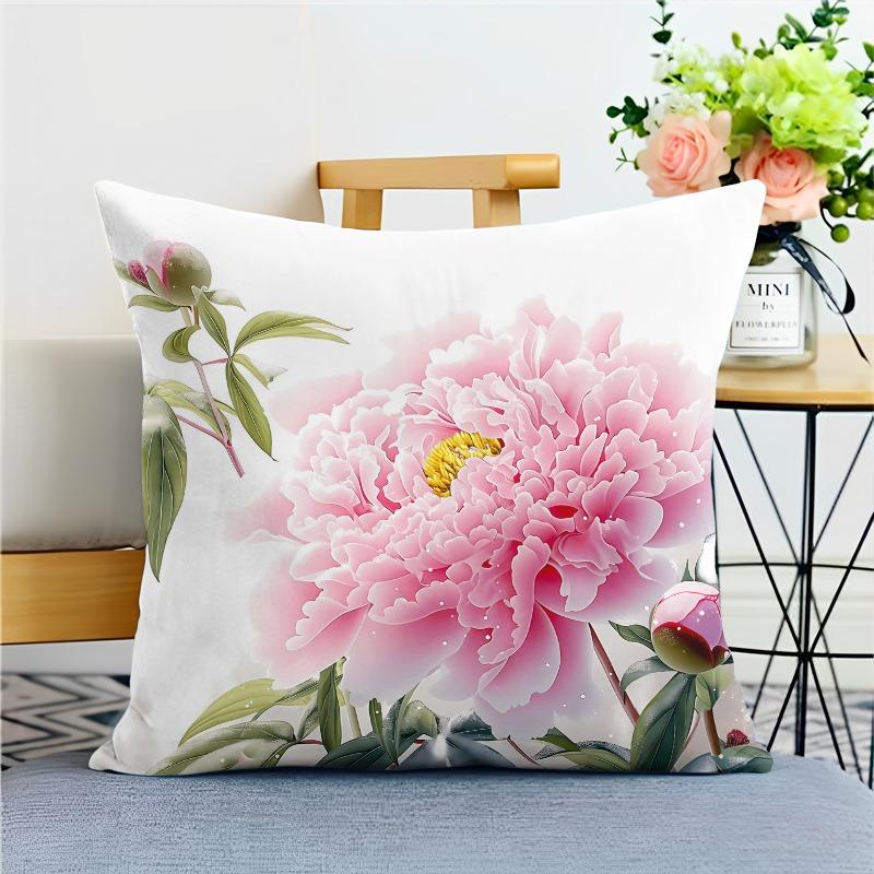 Красивая наволочка с цветком для украшения общежития, офиса, гостиной, дома, наволочка