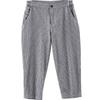 Skinny Breathable Cotton Pants Large Size Striped Harlan Cropped Pants Women's Casual Pants Summer Loose Versatile Neutral Grey Stripe Casual Trousers