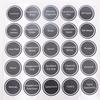 320+ Printed  Jar and Pantry Label Set Chalkboard Round Stickers  Labels