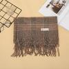 5-Color 2024 Autumn And Winter Women'S New Imitation Cashmere Plaid Scarf, Warm Cashmere Scarf Shawl