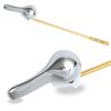 Toilet Handle Front ReFlacement Kit Toilet Repair Part with Flapper Chain