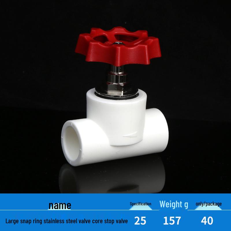 Home PPR Stop Valve for Hot & Cold Water - All Copper Core