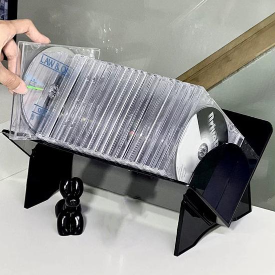 Подставка для DVD-дисплея, органайзер для книг, стеллаж для хранения альбомов, полка большой емкости, настольный держатель для коллекции пластинок, держатель для музыки