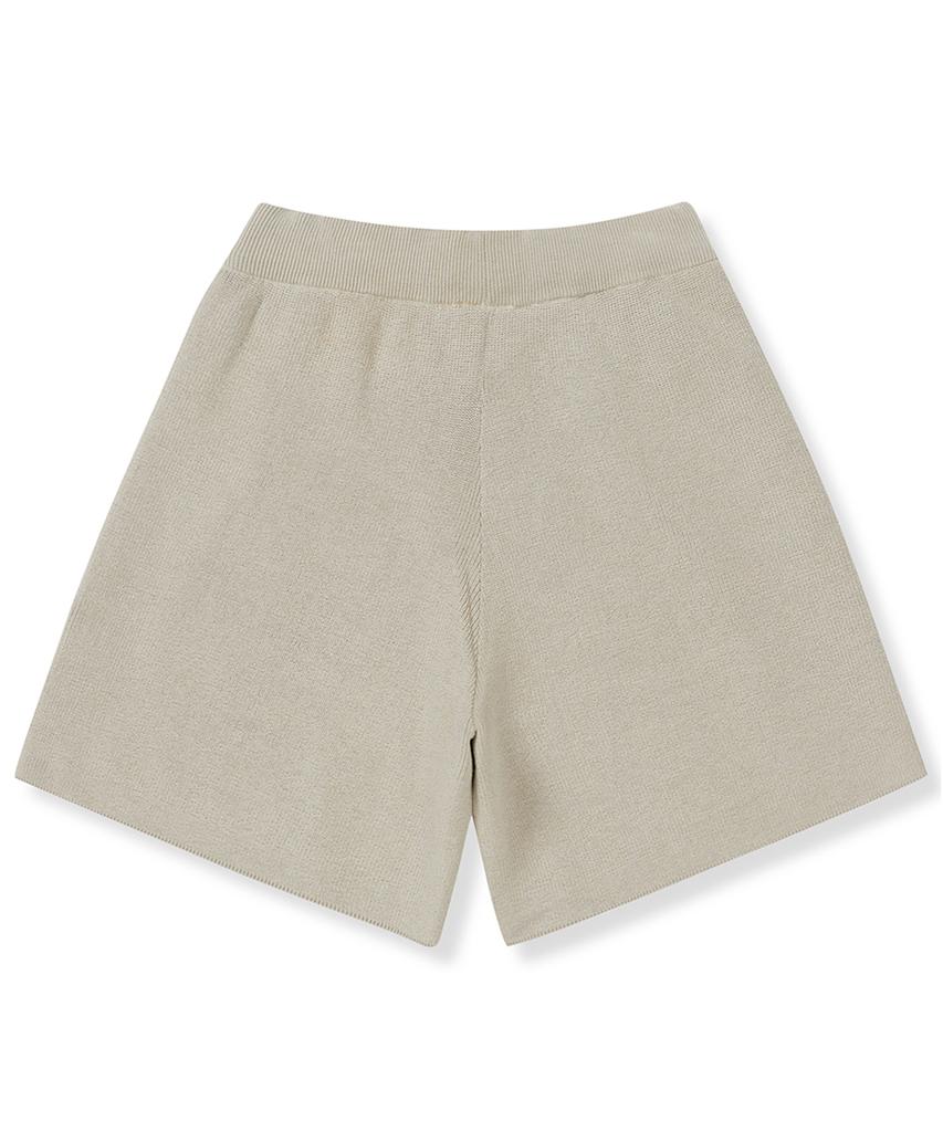 CLOVE [25Ss Clove] Knit Bermuda Shorts (Light Gray)