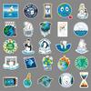 50 Pictures of Non-repeat Global Climate Warming Graffiti Personalized Environment Protection DIY Skateboard Water Cup Suitcase Stickers