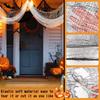 Black Halloween Decorative Gauze Multi-Scene Doorway Wall Gauze Decoration Cloth  For Haunted House