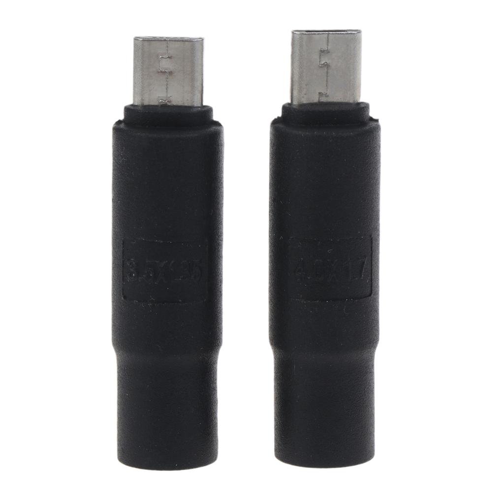 4.0x1.7mm/3.5x1.35mm DC Power Female To Micro USB Male Plug Connector Adapter for Phone Tablet Charger Converter