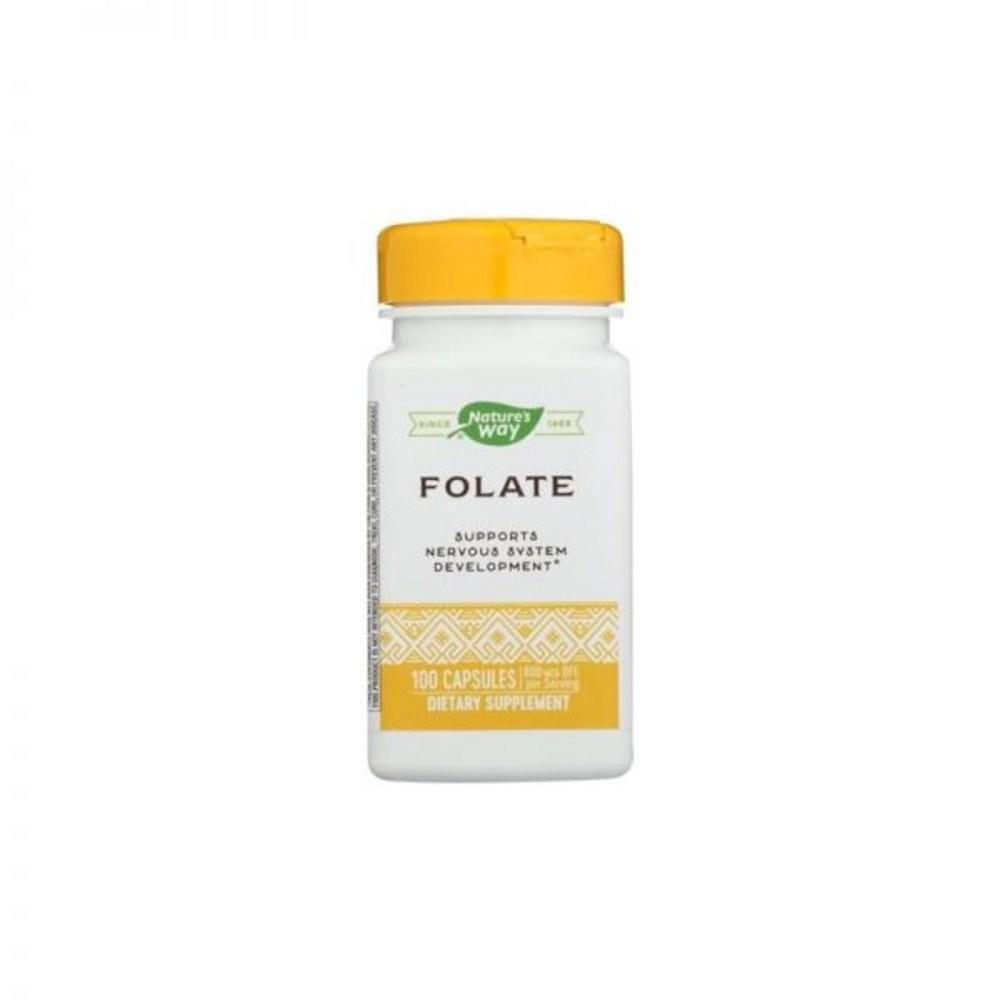 Nature's Whey Фолиевая кислота 800 микрограмм 100 капсул 1 шт