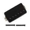 FLEOR Alnico5 Guitar Humbucker Pickup, Black, Bridge Pickup for LP-Style Guitars
