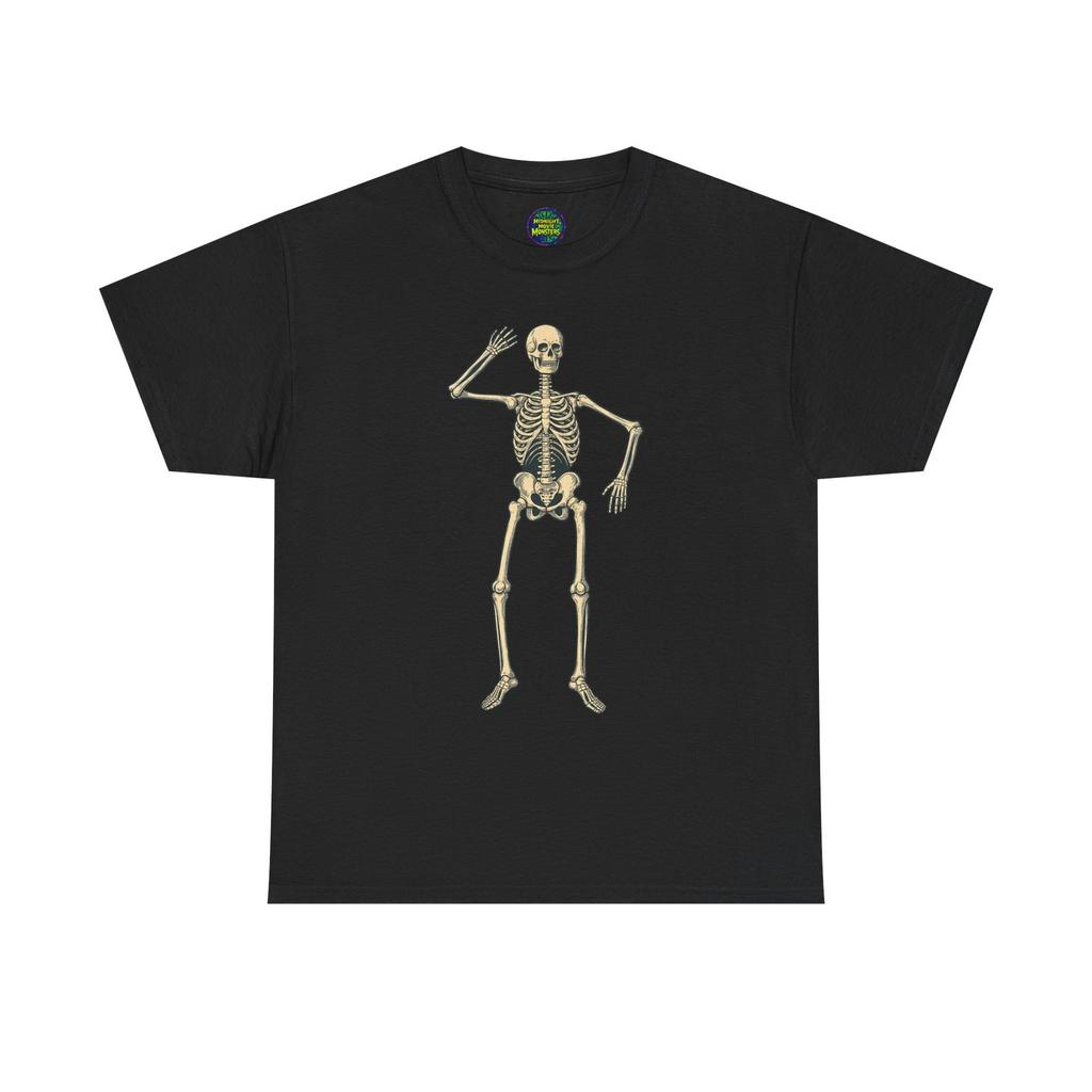 Skeleton Halloween Decoration T-shirt Unisex Heavy Coton Tee Skull Spooky