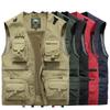 Мужской летний жилет для работы на открытом воздухе с несколькими карманами, узкий дизайн плеч, жилет для рыбалки и фотосъемки, куртка