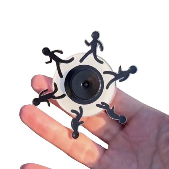 1/2 шт. Бегущий Стикмен Спиннер Игрушка Снятие Тревоги Визуальная Иллюзия Бегущий Человек Вращающийся