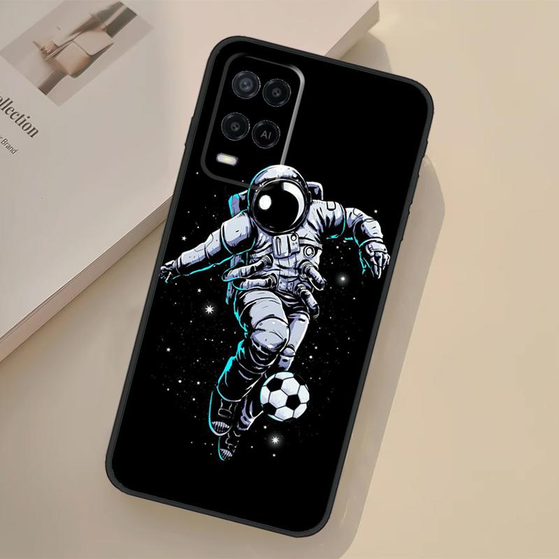 Чехол с астронавтом, футбол, баскетбол для Oppo A76 A96 A16 A17 A18 A60 A80 A40 A38 A58 A78 A98 A94 A74 A54 A15 A57 A77 A5 Pro