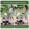 Compact Foldable Pet Stroller for Dogs and Cats