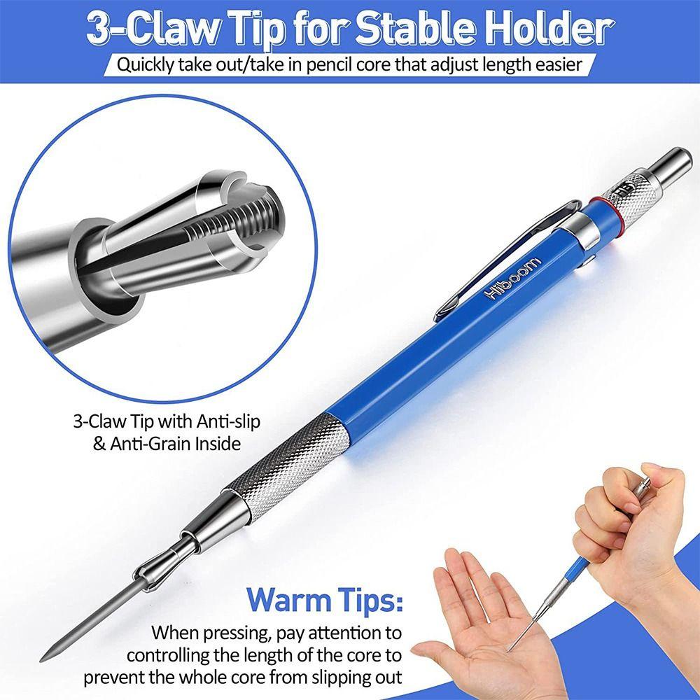 Механический карандаш 2,0 мм Металлический выдвижной карандаш Профессиональный карандаш для письма Студенты