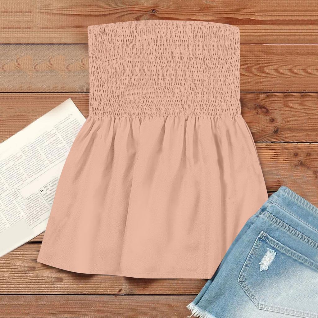 Топы-трубы для женщин, милая сексуальная футболка без рукавов с открытыми плечами и принтом