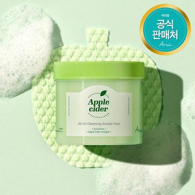 Очищающие пузырьковые салфетки Apple Cider All Kill_60 листов