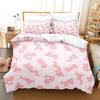 Kawaii Animal Axolotl Bedding Set Bed Cover Adult Kid Bedroom Decor Duvet Cover Pillow Case Set Single Twin Full Queen King Size