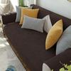 Водонепроницаемый вельветовый чехол для дивана, однотонный чехол для дивана, комбинированный диван-подушка для гостиной, нескользящий многофункциональный чехол для дома