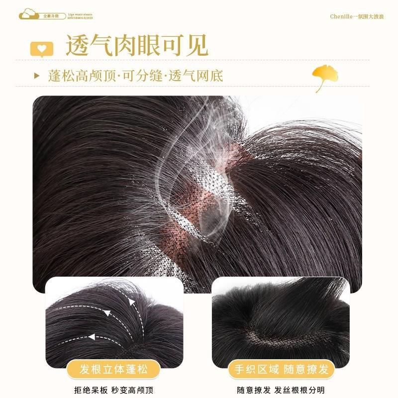 Womens Long Wavy Wig Full Head Cover High Volume Natural Look No Glue Daily Use