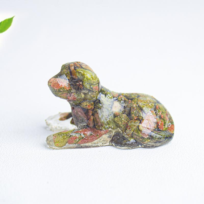 Obsidian Resin Animal Ornament With Elegant Style For Office Or Home Decoration