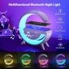 BIG G Multifunction Bluetooth Speaker RGB Night Light Fast Wireless Charger Stand For iPhone Samsung Xiaomi Charging Station