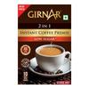 Girnar Instant Coffee 3 In 1 Low Sugar Premix Box 80g 10 Sachets Smooth Aromatic Ground Coffee