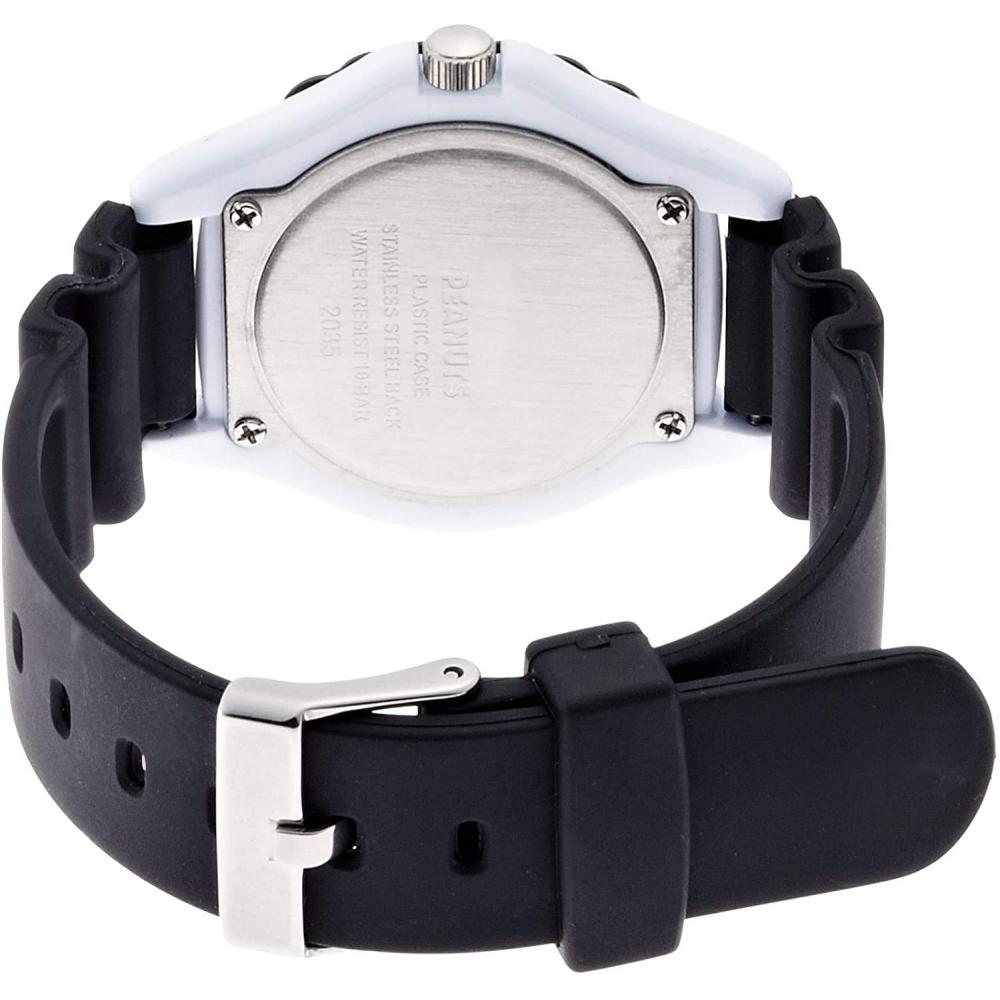 [Citizen Q&Q] Часы Analog Snoopy с водонепроницаемым уретановым ремешком AA96-0016 Белый x Черный