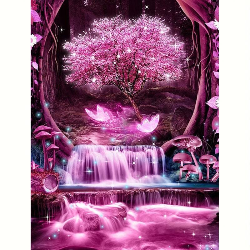 5D Diamond Painting Full Round Landscape Diy Embroidery Cross Stitch Home Decoration Diamond Art Gift 30x40cm